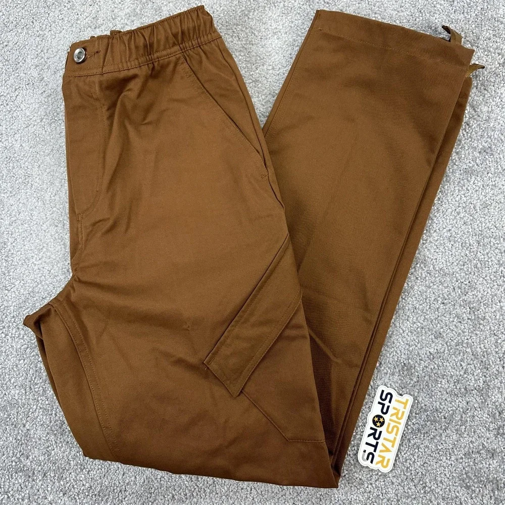 Jordan Cargo Pants Mens Small Brown Standard Fit Drawcord Utility FB7305-281